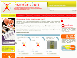 Détails : Regime sans sucre