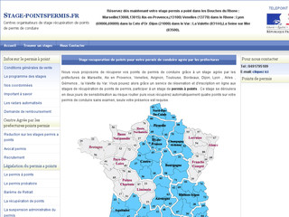 Détails : Stage récuperation de points