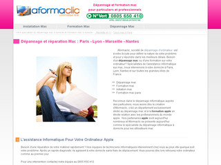 Détails : Dépannage Mac Apple