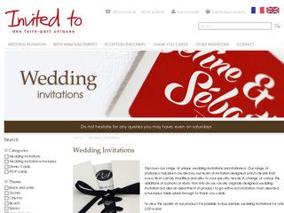Détails : Faire part de mariage