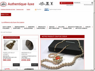Détails : Dépôt-vente de luxe : authentique-luxe.com