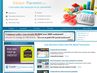 Annuaire de banques et placements