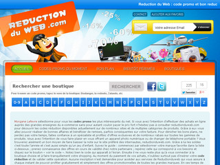 Détails : code réduction