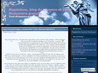 blog de Magdalena, tarot gratuit divinatoire
