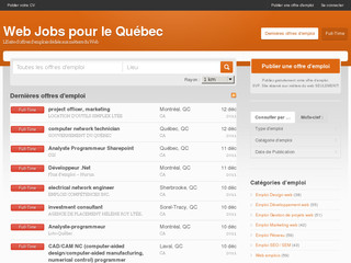 Détails : Web jobs 