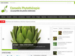 Propriétés médicinales des plantes en phyto