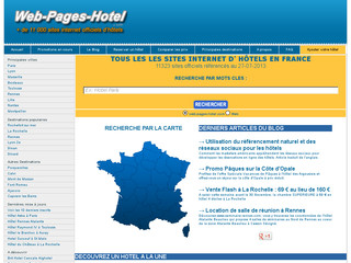 Détails : Les sites officiels d'hôtels en France