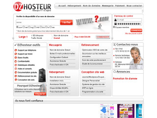 Détails : Hébergement des sites web en Algérie