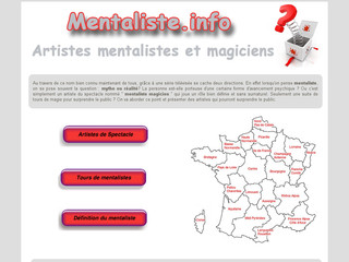 Détails : Mentaliste et magicien