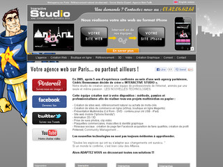 Détails : Interactive Studio, agence de création web et multimédia Paris