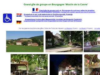 Détails : Grand gîte de groupe en Bourgogne pour 45 pers. avec salles de réception