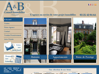 Détails : Agence immobilière A et B Conseil