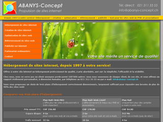 Détails : Hébergement internet, service professionnel