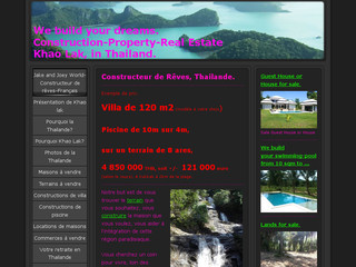 Détails : Promoteur immobilier en Thailande