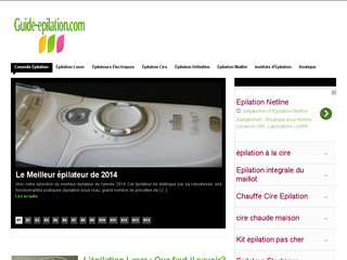 Détails : Guide Epilation laser, cire, électrique