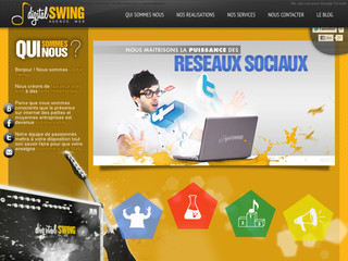 Détails : Création site web - Digital Swing