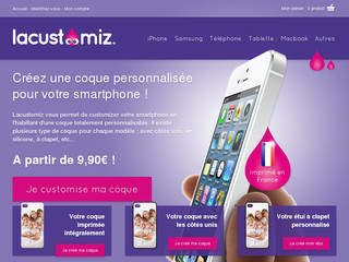 Détails : Lacustomiz.com - Personnalisation de coques smartphone