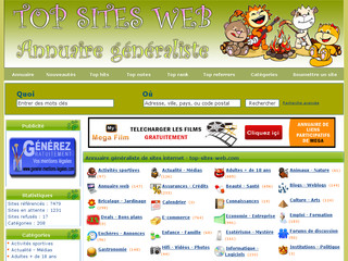Détails : Annuaire généraliste de sites internet