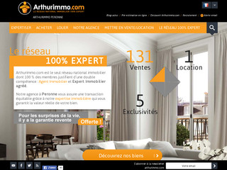 Détails : Agence immobilière Arthurimmo Peronne