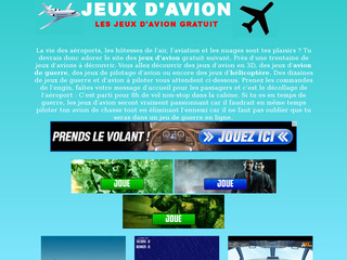 Jeux d'avion