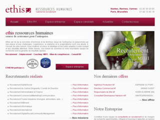 Détails : Cabinet de recrutement à Paris
