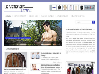 Vetement homme
