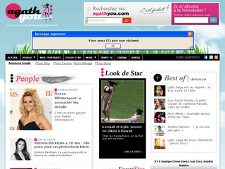 Détails : Agathyou : blog people et news de stars