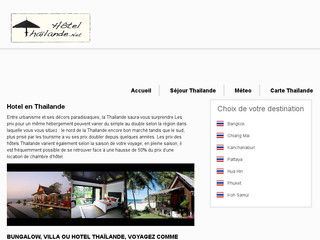 Détails : Hôtel Thaîlande