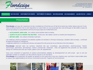 Détails : Floordesign Résine Décorative
