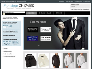 Chemise homme fashion