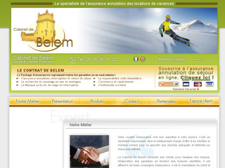 Détails : Assurance annulation vacances : Cabinet de Belem