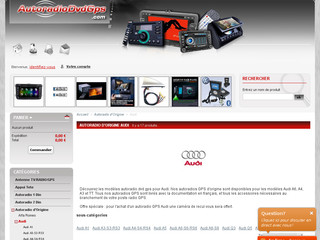 Détails : Autoradio GPS Audi pas cher