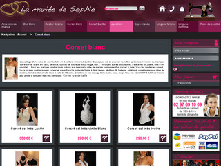Détails : Robe de mariée - La mariée de sophie