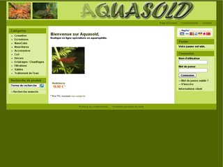 Détails : Aquasold : Nanocubes et Aquariophilie