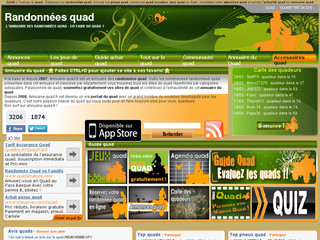 Détails : Portail dédié au monde du Quad
