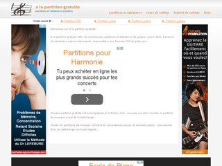 Détails : Partitions gratuites de piano et guitare