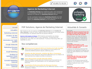 Détails : FGP Solutions, agence de création de sites Internet en Alsace