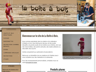 Détails : La Boite à Bois : Jouets en bois sur l'Auvergne