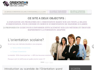 Détails : L'orientation metier post bac, test et bilan d'orientation comparés au coaching d'orientation