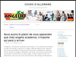 Détails : Cours allemand