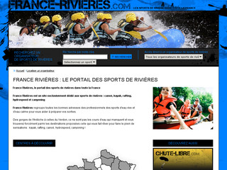 Détails : Le spécialiste des sports d’eau vive : France Rivières