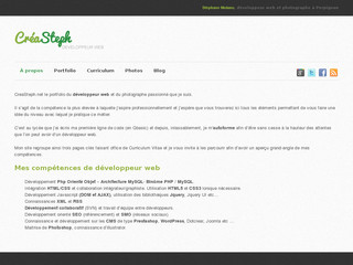 Détails : Développeur web à Perpignan CreaSteph