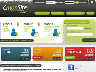 Détails : CmonSite.fr : création de sites internet et de boutiques en ligne