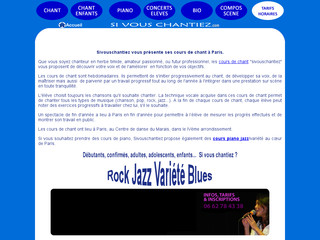 Détails : Cours de chant paris : Sivouschantiez